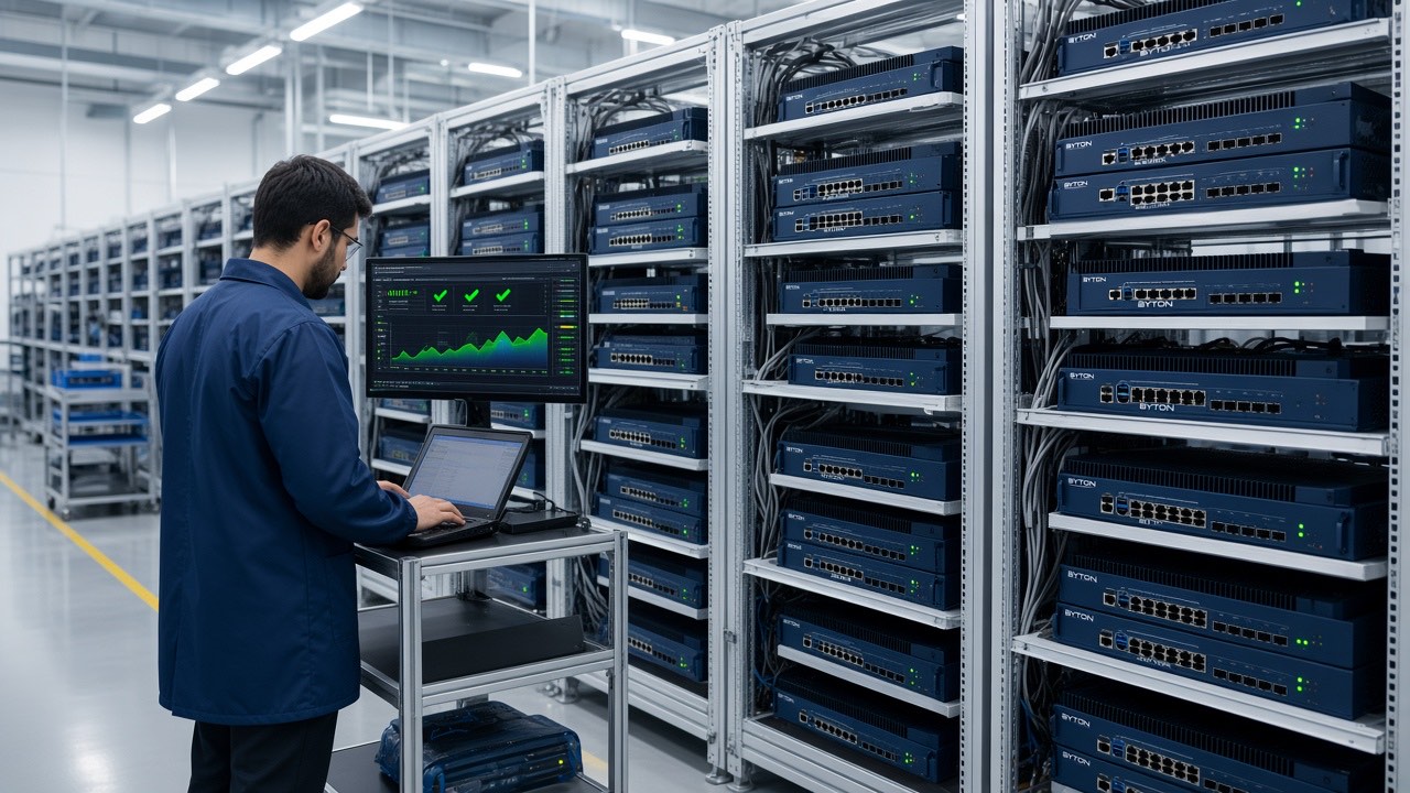 Burn-in test racks